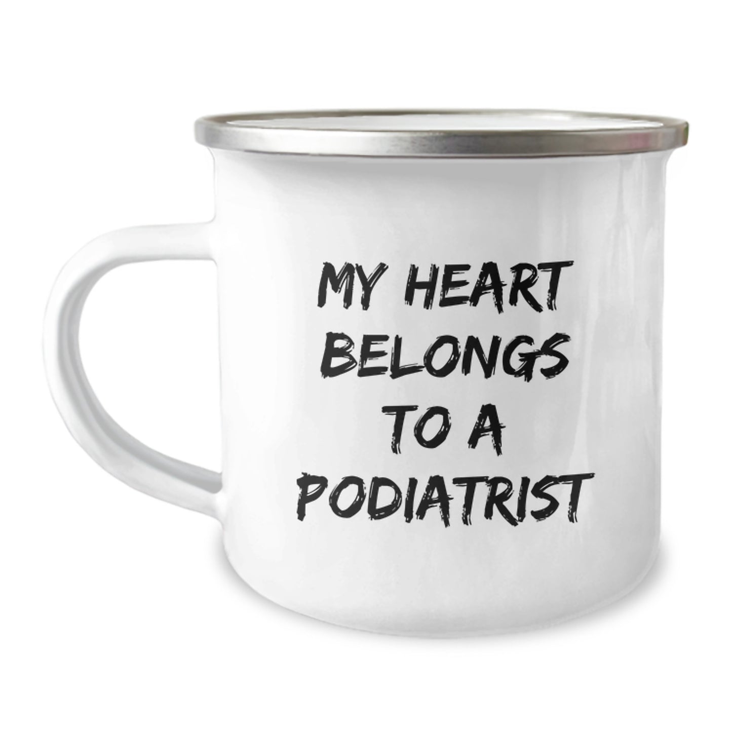 Funny Podiatrist Gifts from Men - 'My Heart Belongs To A Podiatrist' Christmas Unique Gifts for Podiatrist Friends - Image 1