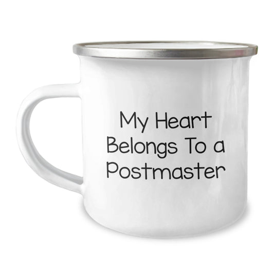 Funny Postmaster Camping Mug Gifts from Men to Women Coworkers Friends Family - Image 1