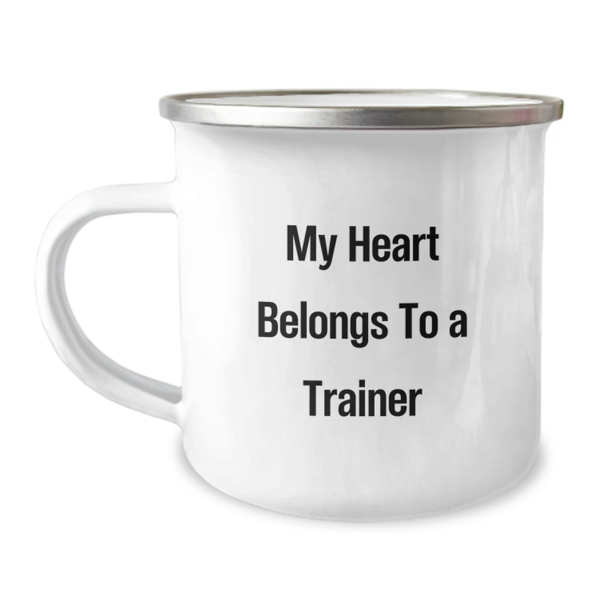 Funny Trainer Quotes Camping Mug - Gifts from Friends for Christmas Trainer Lover, Perfect Trainer Enthusiast Mug, Trainer Gifts for Men - Image 1