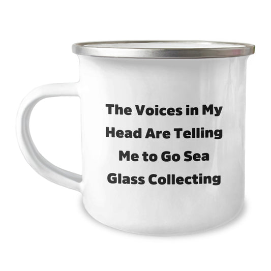 Funny Sea Glass Collecting Gifts for Women - Camping Mug with Inspirational Quote - Gifts from Friends and Family, Perfect for Christmas Unique Gifts - Image 1