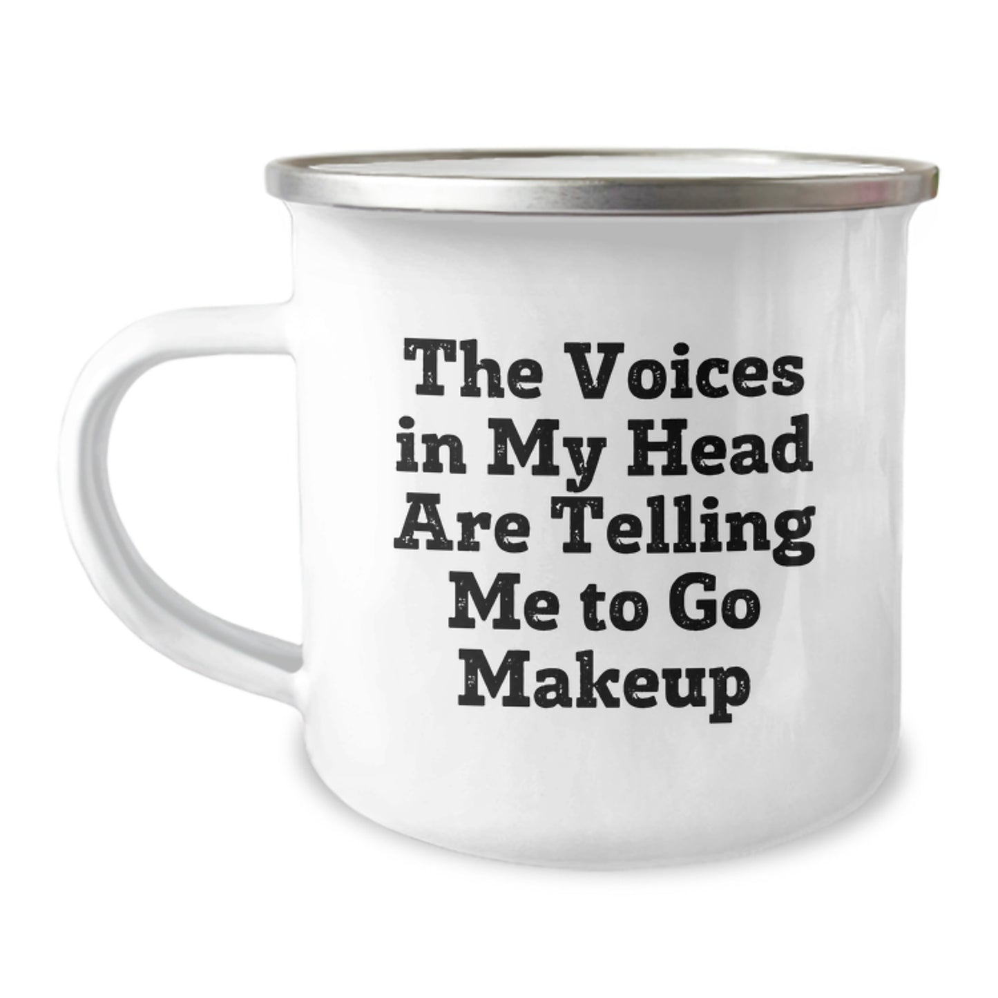 Funny Makeup Gift for Makeup Lovers, 'The Voices In My Head Are Telling Me To Go Makeup' Design Christmas Unique Gifts from Friends to Family - Image 1