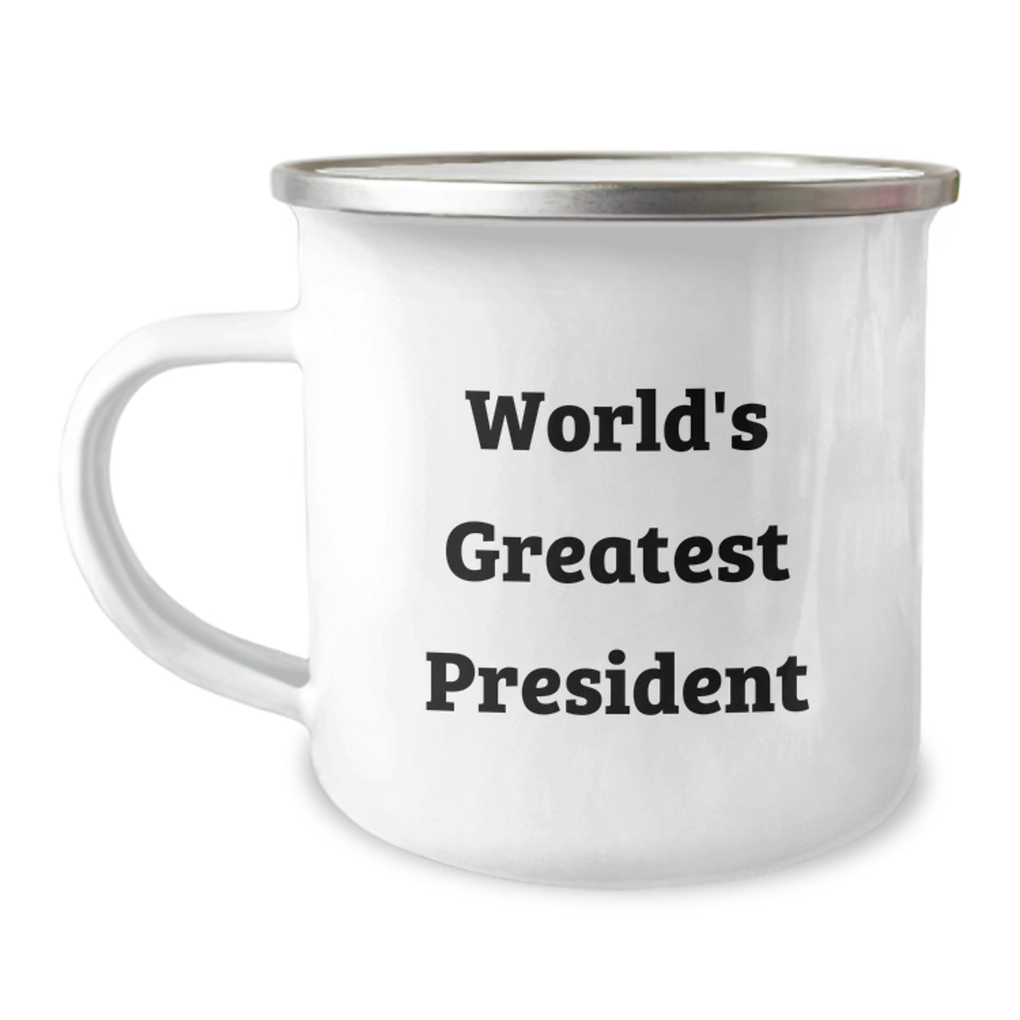 Funny Gifts from Men for the World's Greatest President Camping Mug - President Gifts for Father's Day Unique - Image 1