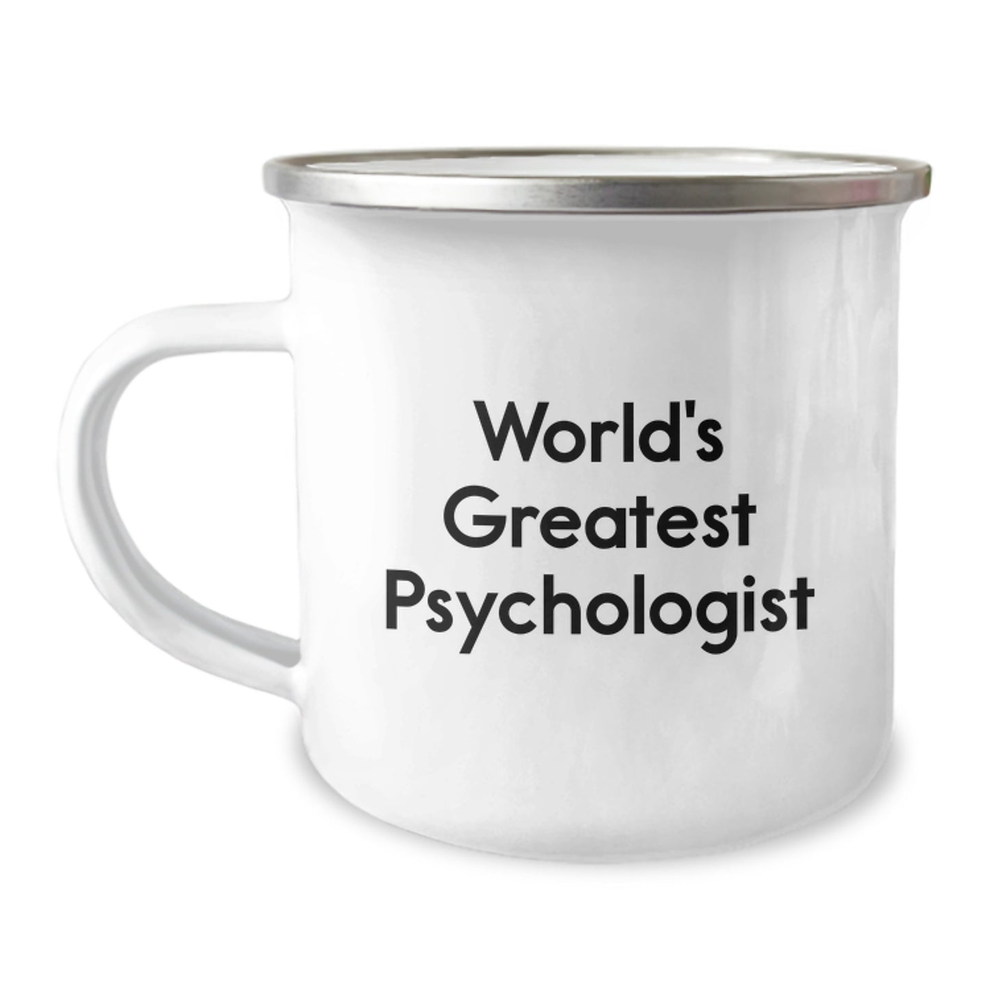 Funny Psychologist Gifts from Men for World's Greatest Dad on Father's Day Camping Mug - Image 1