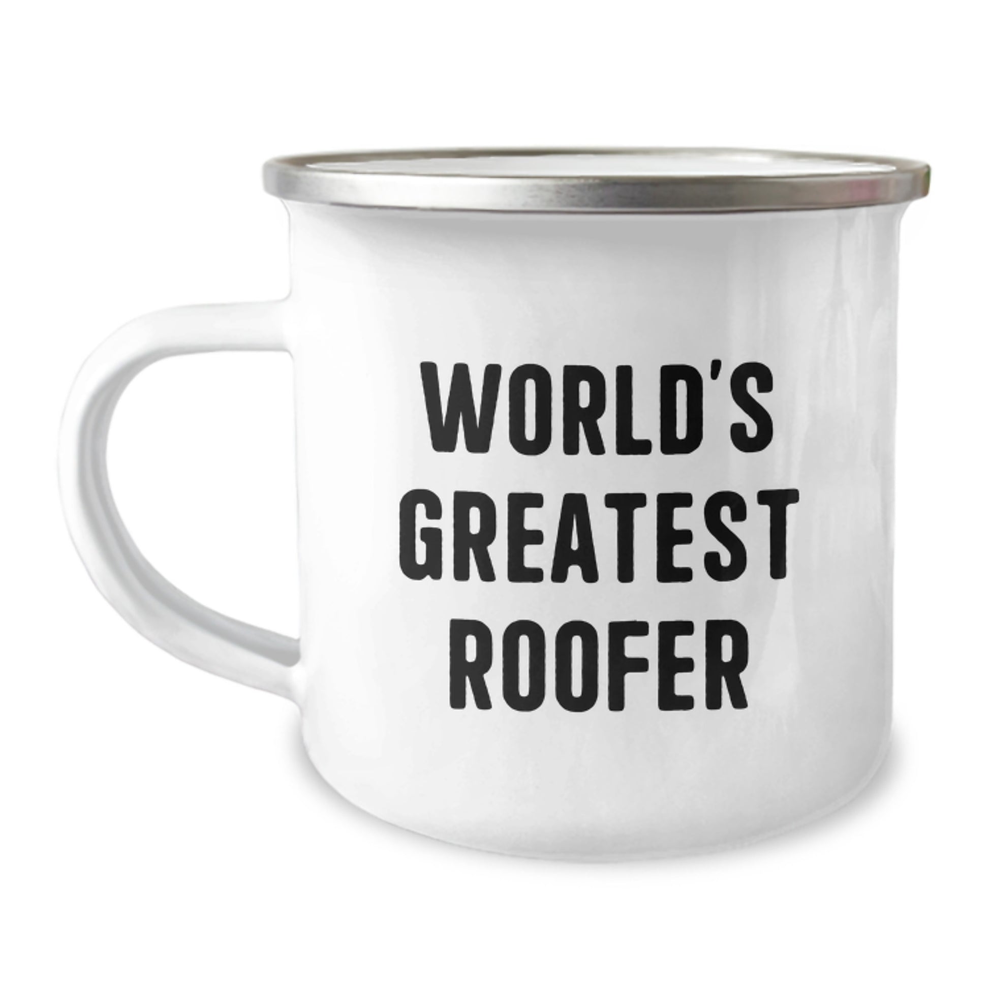 Funny Roofer Gifts for Mom, World's Greatest Roofer Stainless Steel Camping Mug, Unique Mother's Day Present from Husband or Family - Image 1