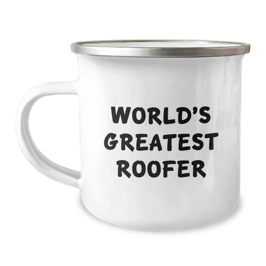 Gifts from Men to World's Greatest Roofer Friends - Funny Camping Mug for Mother's Day Unique Gifts - Image 1