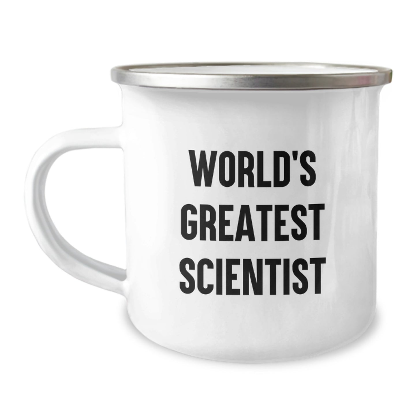 Gifts for Scientists, Unique World's Greatest Scientist Funny Quote Camping Mug, Mother's Day Unique Gifts from Family - Image 1