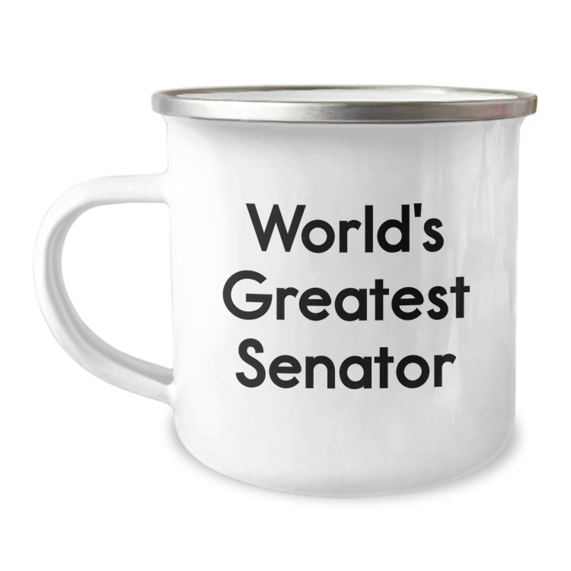 Funny Senator Gifts from Friends for World's Greatest Senator Mom on Mother's Day Unique Camping Mug - Image 1