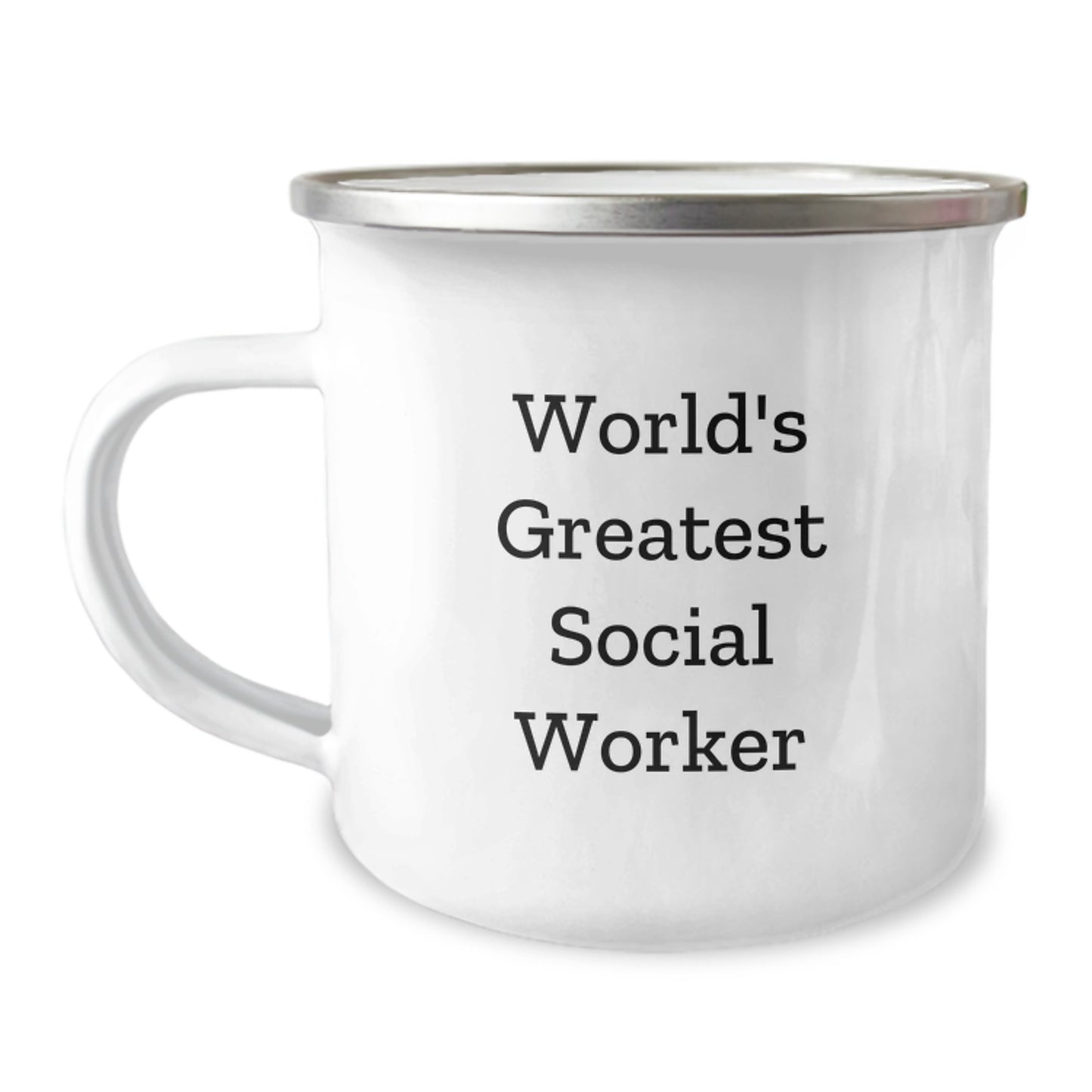Funny World's Greatest Social Worker Gifts for Dad, Personalized Camping Mug Ideas for Father's Day, Unique Social Worker Mugs, Funny Coffee Mugs for Men, Best Social Worker Mugs - Image 1