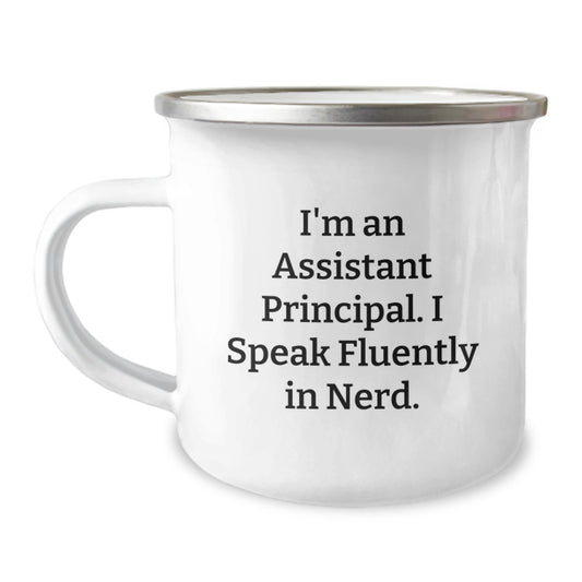 Gifts from Assistant Principals, Funny Camping Mugs for Him, genius Assistant Principal Christmas Unique Gifts for Assistant Principals, Assistant Principal Gifts for genius Lovers - Image 1