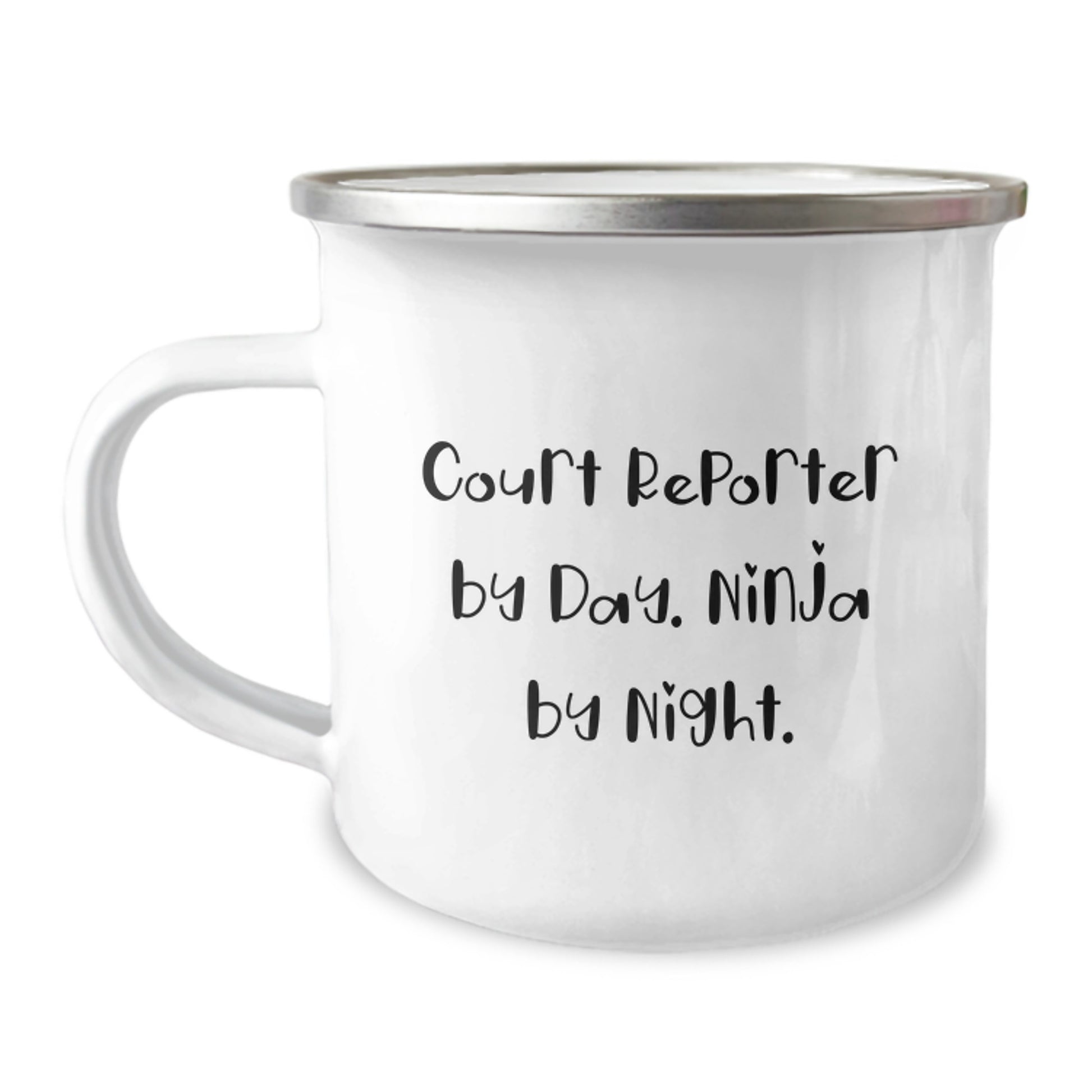 Unique Court Reporter Birthday Unique Gifts from Friends to Court Reporters - Camping Mug - Image 1