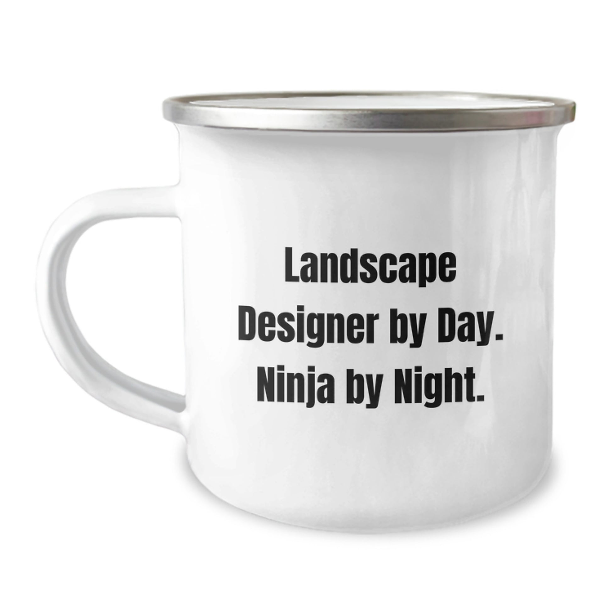 Landscape Designer Gifts, Funny Mugs for Graduation, Gifts from Friends for Landscape Designer By Day. Ninja By Night. - Image 1
