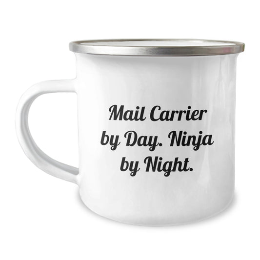 Mail Carrier Gifts, Funny Quote Gifts, Camping Mug, Birthday Unique Gifts from Friends to Mail Carrier - Image 1