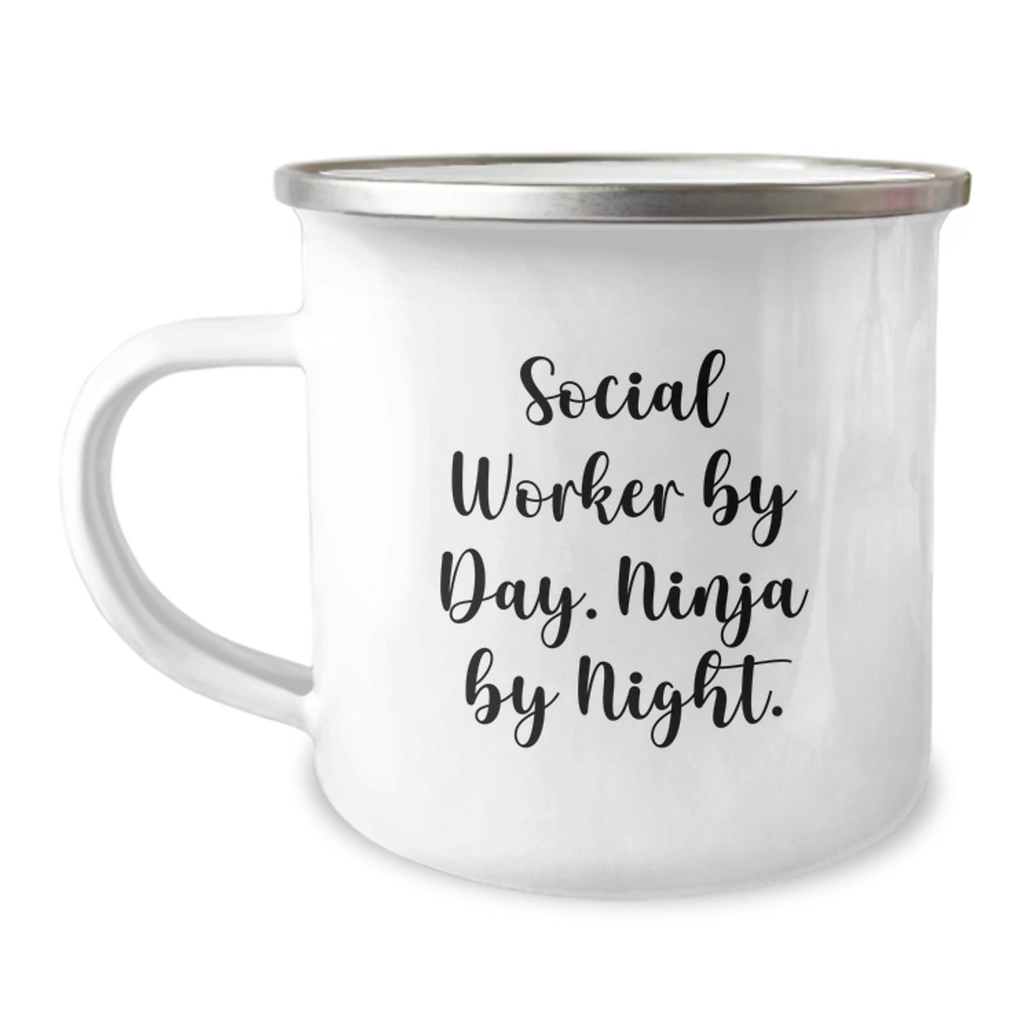 Unique Social Worker Gifts for Men - Social Worker By Day. Ninja By Night. Christmas Unique Mugs for Coworkers - Image 1