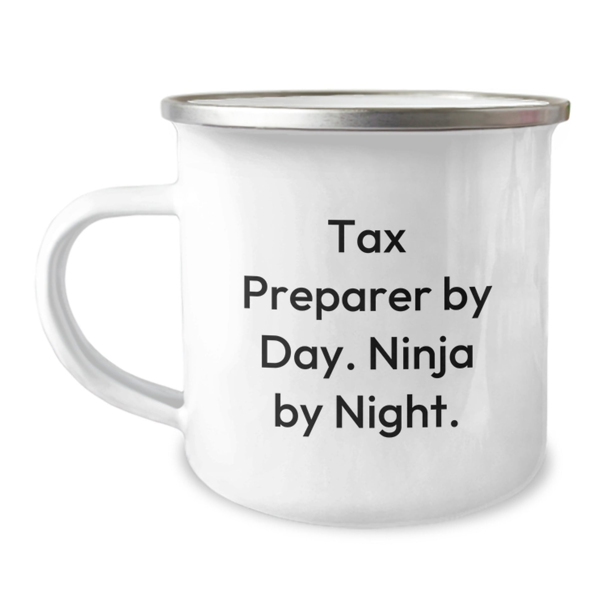Tax Preparer Gifts from Friends, Funny Camping Mug for Tax Preparer By Day Ninja By Night, Christmas Unique Gifts for Men - Image 1