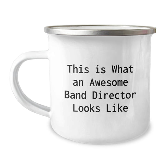 Funny Band Director Gifts from Men, Gifts for Band Director, Camping Mug, 'This Is What An Awesome Band Director Looks Like', Birthday Unique Gifts - Image 1