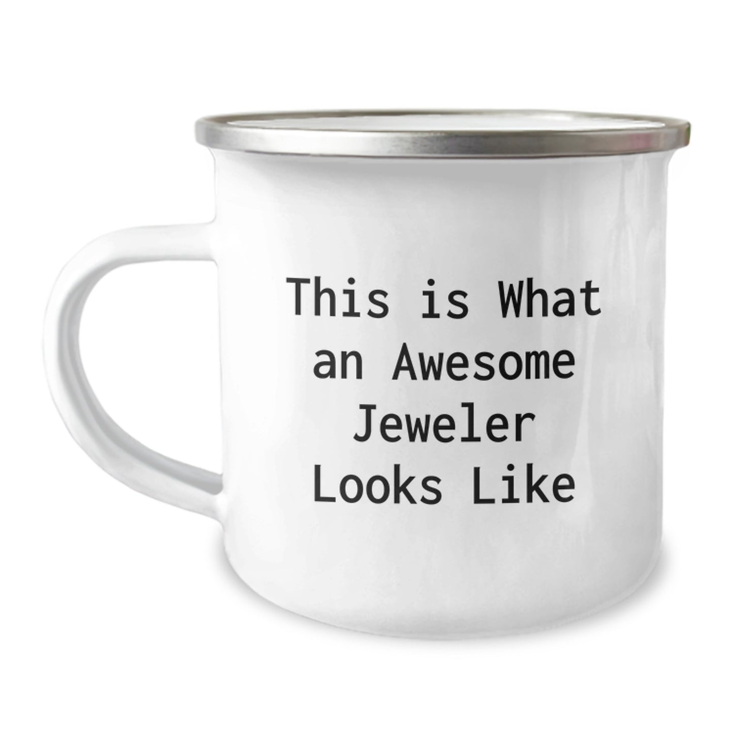 Funny Jeweler Gifts for Men from Family - Camping Mug This Is What An Awesome Jeweler Looks Like - Image 1