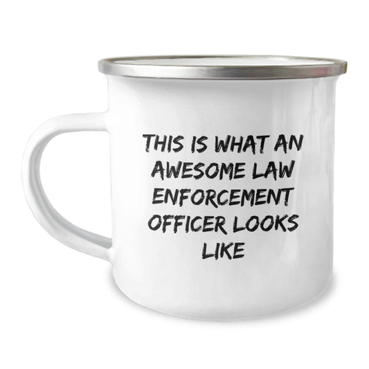 Law Enforcement Officer Gifts for Men - Funny Camping Mug - Gifts from Family for Christmas Unique Gifts - Image 1