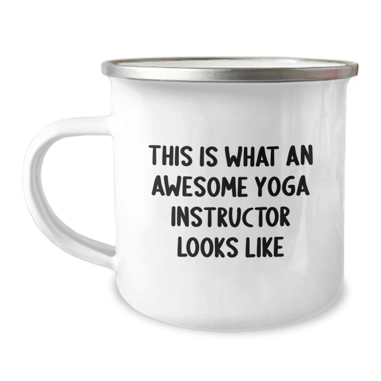 Funny Yoga Instructor Gifts from Friends - Camping Mug for Christmas Unique Presents for Men or Women - Image 1