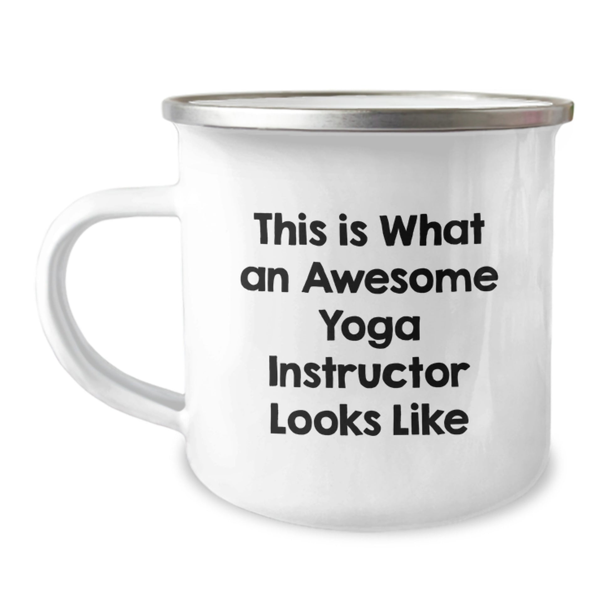 Funny Yoga Instructor Gifts from Friends - This Is What An Awesome Yoga Instructor Looks Like Camping Mug for Men, Women, Coworkers, Family, Christmas Unique Presents - Image 1
