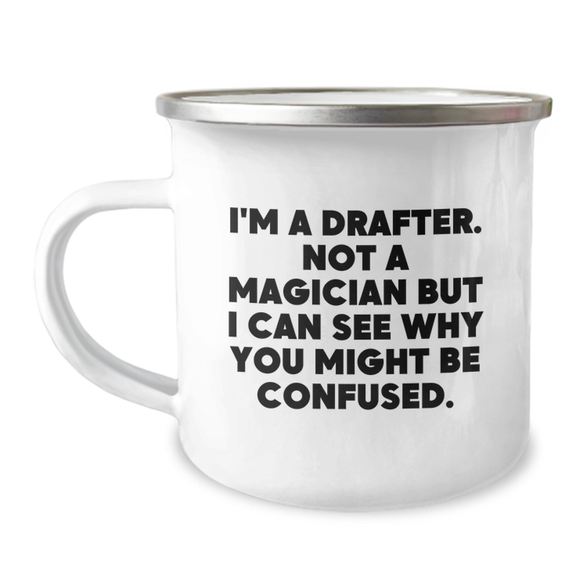 Funny Drafter Christmas Unique Gifts from Friends for Drafter Camping Mug - Image 1