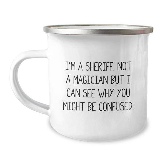 Funny Sheriff Gifts from Men to Sheriff Friends for Christmas Unique Gifts - Image 1