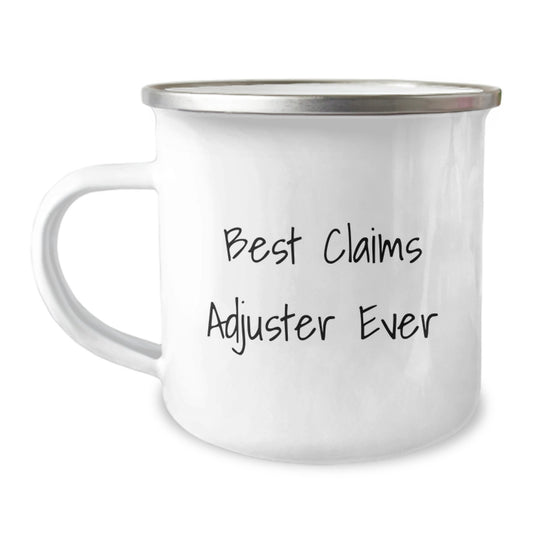 Funny Claims Adjuster Gifts for Men from Friends - Best Ever Christmas Unique Mugs for Camping Enthusiasts - Image 1