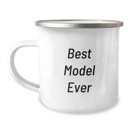Funny Model Gifts from Friends - Best Model Ever Camping Mug for Birthday Unique Gifts - Image 1