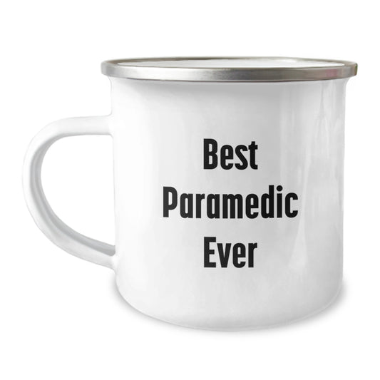 Gifts for Rescue Worker Men, Funny 'Best Rescue Worker Ever' Camping Mug, Christmas Unique Gifts from Family - Image 1