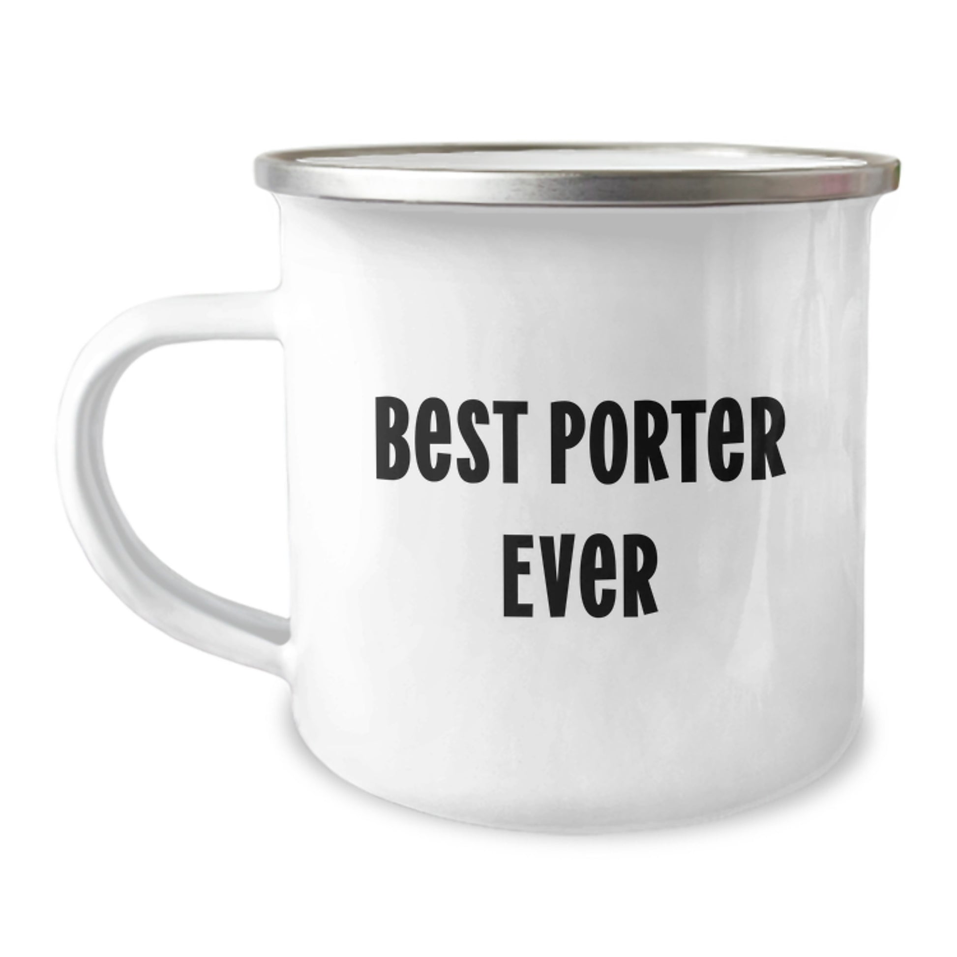 Funny Birthday Unique Gifts from Friends for Porter - Best Porter Ever Camping Mug - Unique Camping Mugs for Porter - Image 1