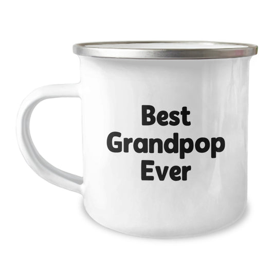 Funny Grandpop Gifts from Men to Best Grandpop Ever Camping Mug for Men - Image 1