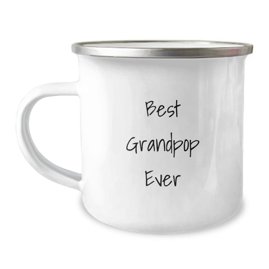 Funny Grandpop Gifts for Men from Daughter, Best Grandpop Ever Camping Mugs for Dad, Unique Christmas Unique Gifts - Image 1