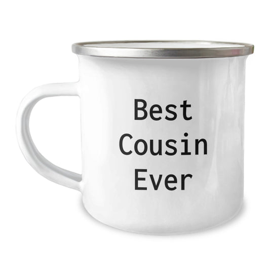 Funny Cousin Gifts Ever Camping Mug, Gifts from Family to Cousin - Best Cousin Ever, Graduation Unique Gifts - Image 1