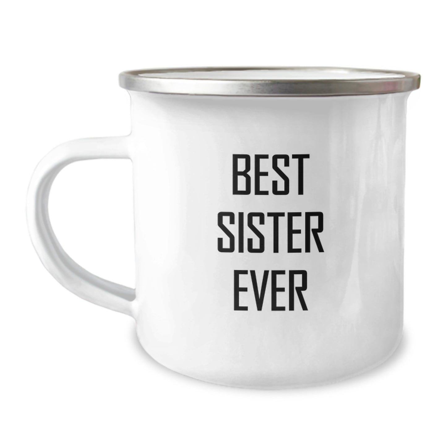 Funny Sister Gifts from Men - Best Sister Ever Camping Mug for Birthday Unique Gifts - Image 1
