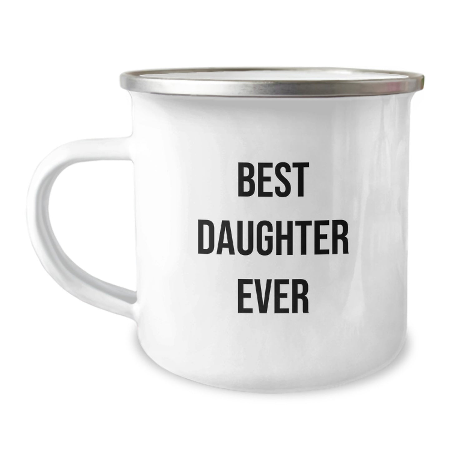 Funny Daughter Camping Mug, Best Daughter Ever Gifts for Daughter, Daughter Camping Mug Birthday Unique Gifts from Family - Image 1