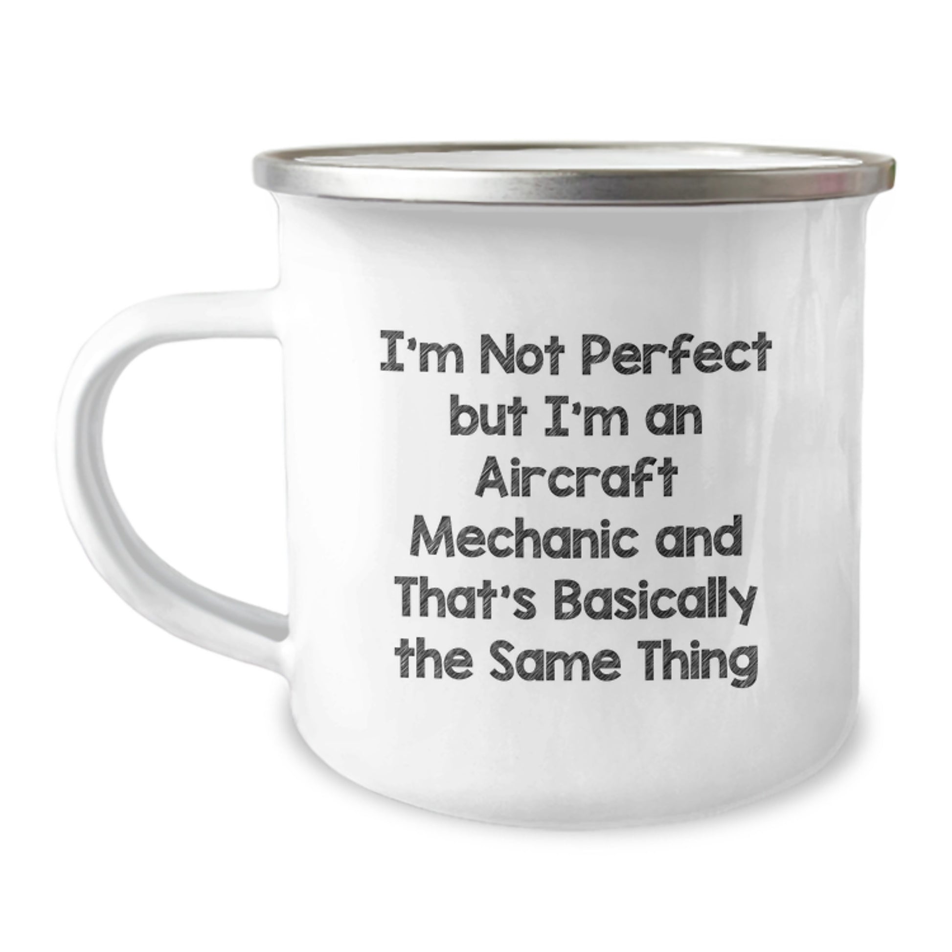 Funny Aircraft Mechanic Gifts, Gifts from Friends for Aircraft Mechanic, Camping Mug with Inspirational Quote, Unique Graduation Gifts for Men - Image 1