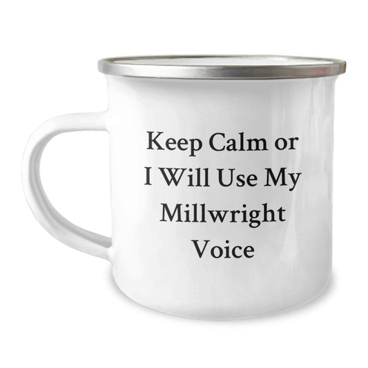 Funny Millwright Gifts from Dad to Son Funny Camping Mug for Father's Day - Image 1