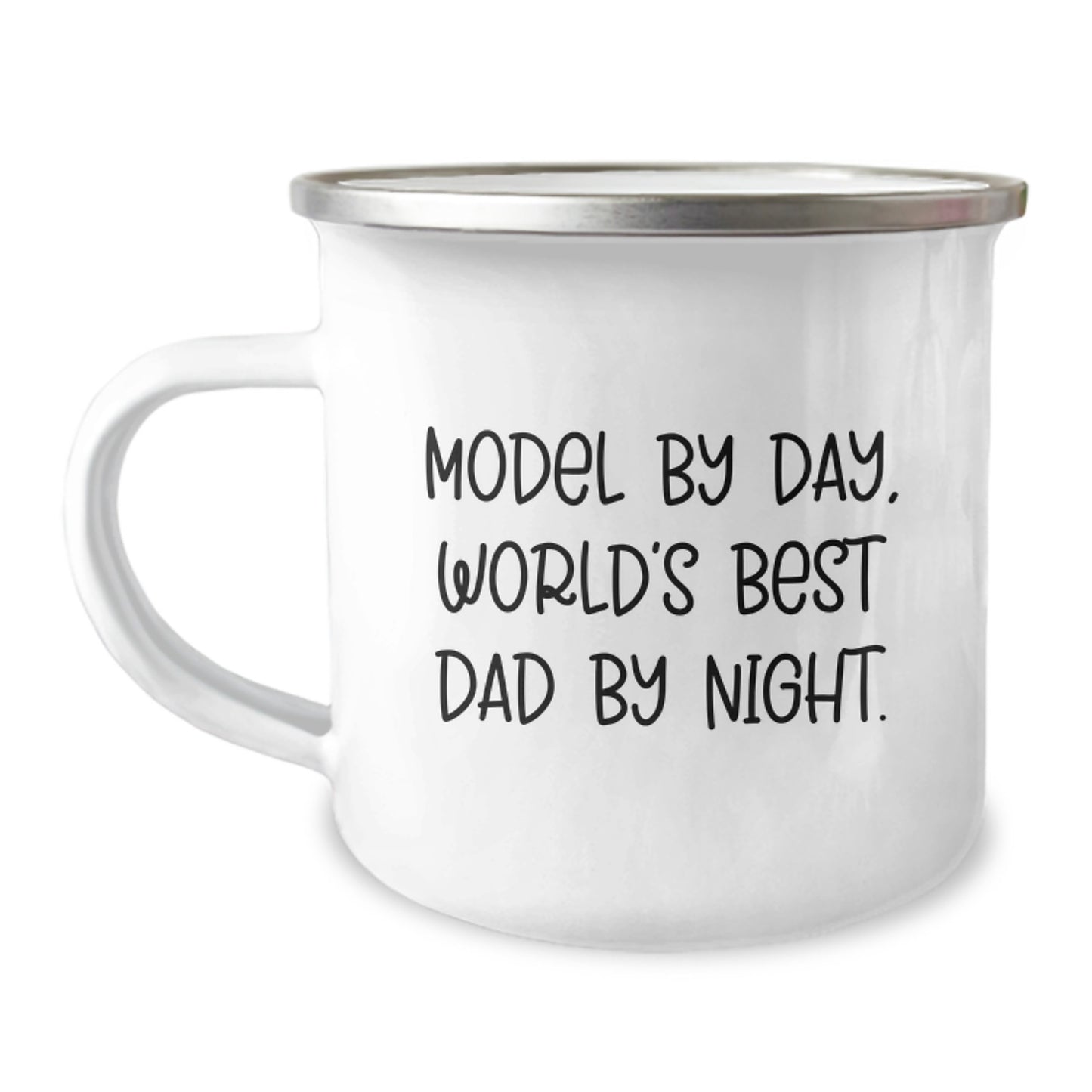 Unique Model Gifts, Funny World's Best Dad Camping Mug for Christmas, Gifts from Dad to Model - Image 1