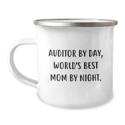 Funny Auditor Gifts for Christmas Camping Mug - Unique Inspirational Mugs for Auditor - Image 1