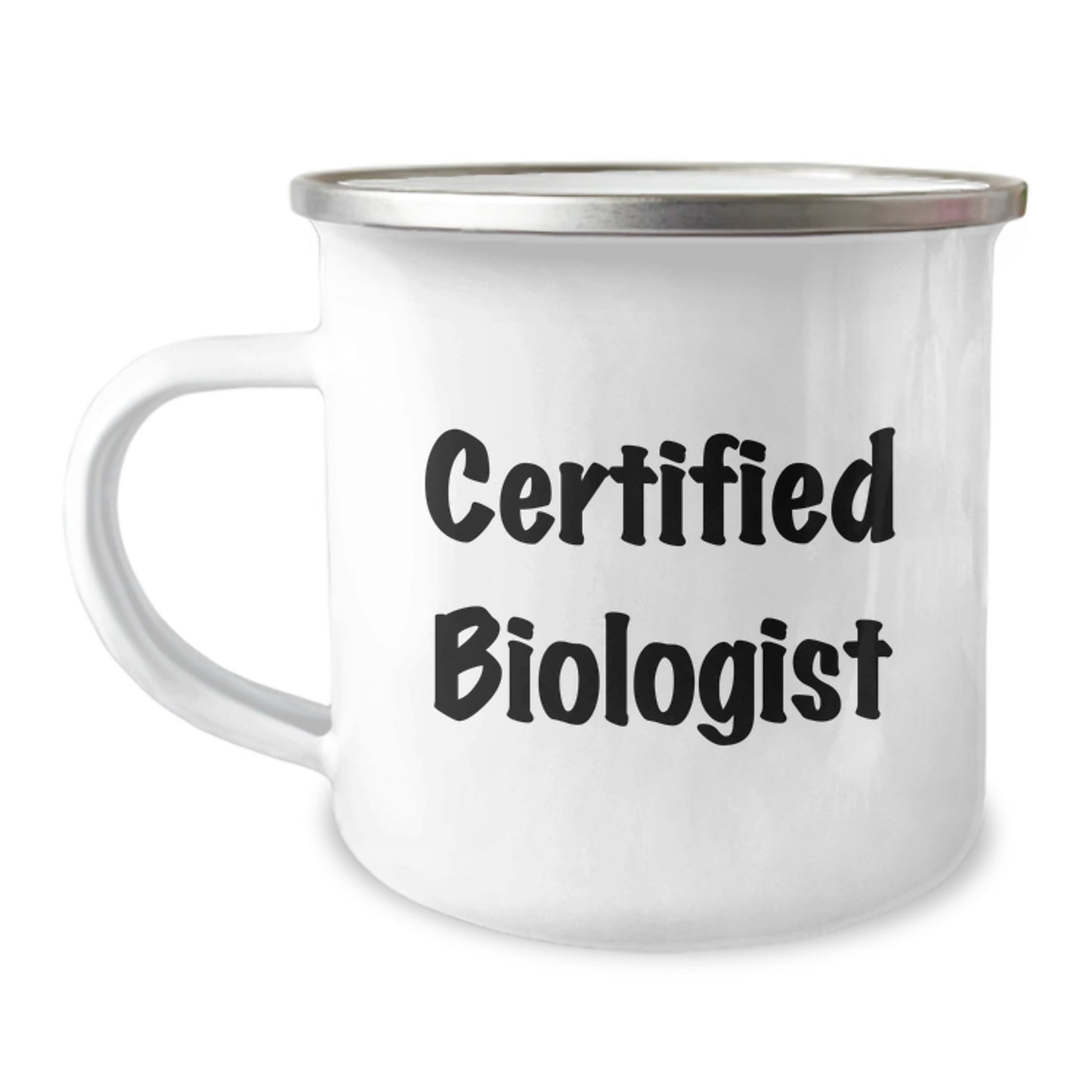 Funny Gift for Biologist Friends - Certified Biologist Camping Mug, Christmas Unique Gifts from Family to Biologist Men - Image 1