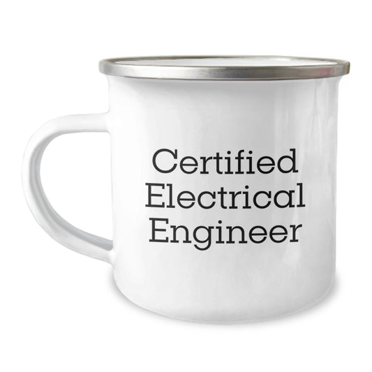 Gifts from Electrical Engineers for Graduation, Electrical Engineer Camping Mug with Funny Quote, Perfect for Men, Women, Friends, Coworkers, Family - Image 1