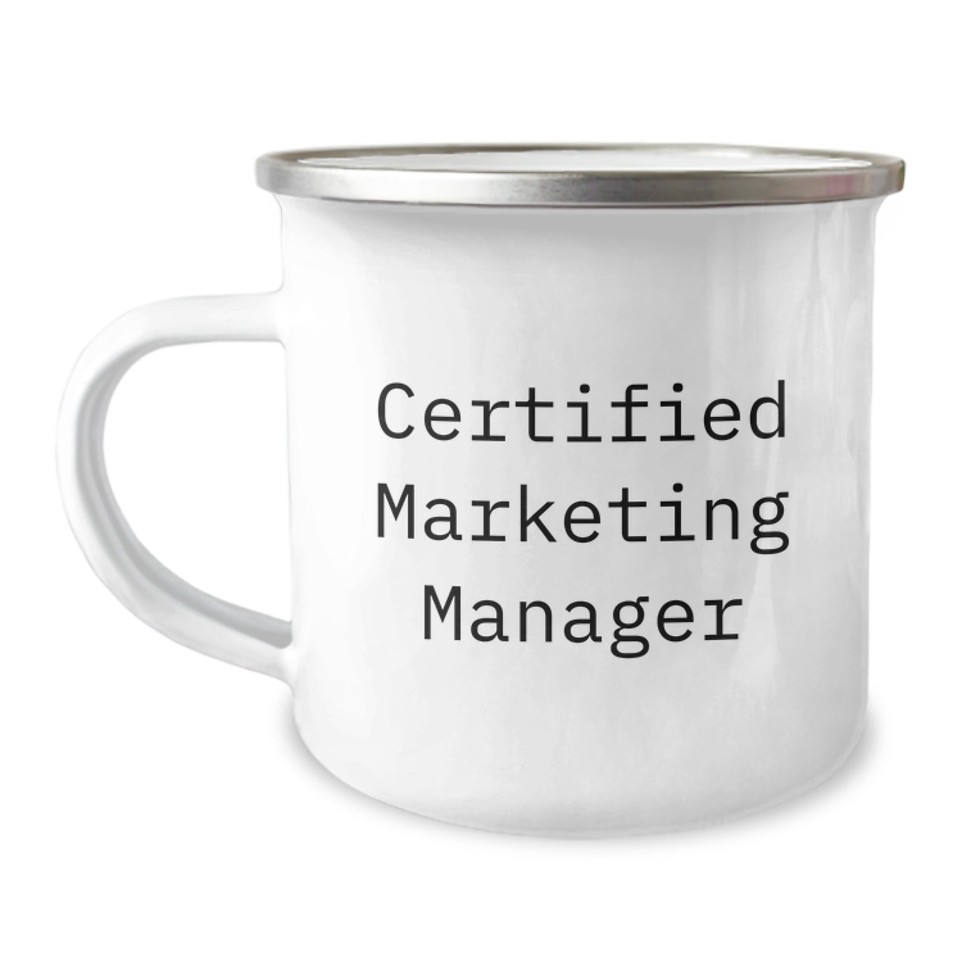Funny Motivational Gifts from Marketing Manager Friends for Birthday Unique Coffee Mugs, Certified Marketing Manager Mug, Marketing Manager Gifts for Men - Image 1