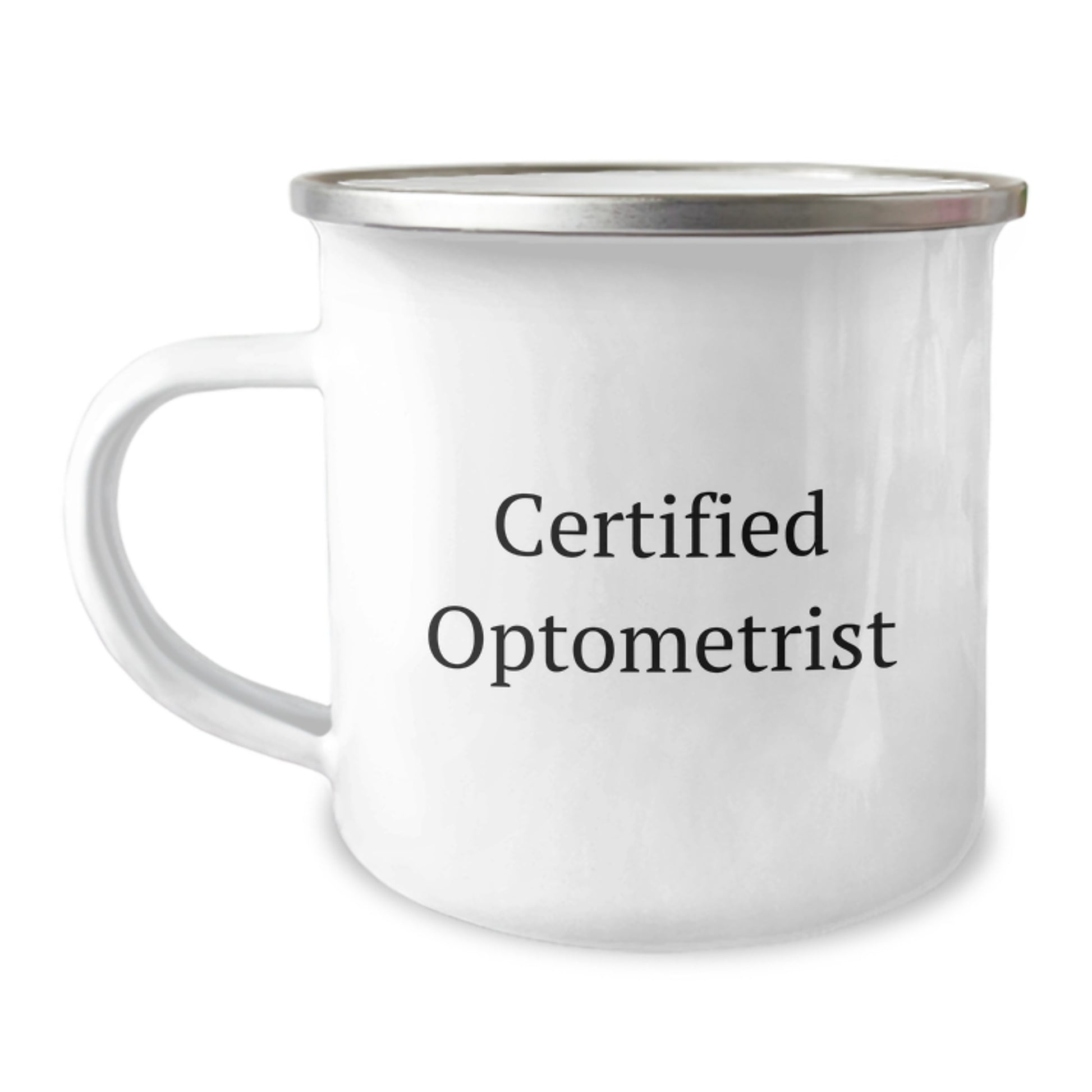 Funny Optometrist Gifts, Unique Valentine's Unique Gifts for Optometrist Friends, Funny Optometrist Camping Mug with 'I'd rather be measuring prescription',
   - Image 1