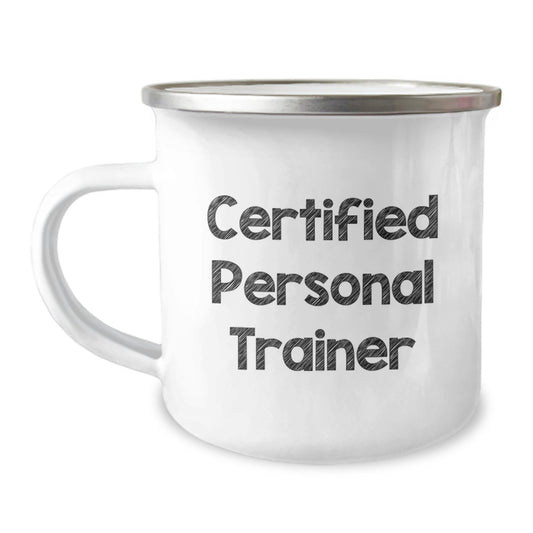 Funny Personal Trainer Gifts from Friends for Men - Personal Trainer Camping Mug Christmas Unique Gifts - Image 1