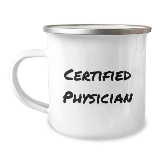 Funny Gifts from Family to Physicians - Physician Camping Mug for Christmas Unique - Image 1