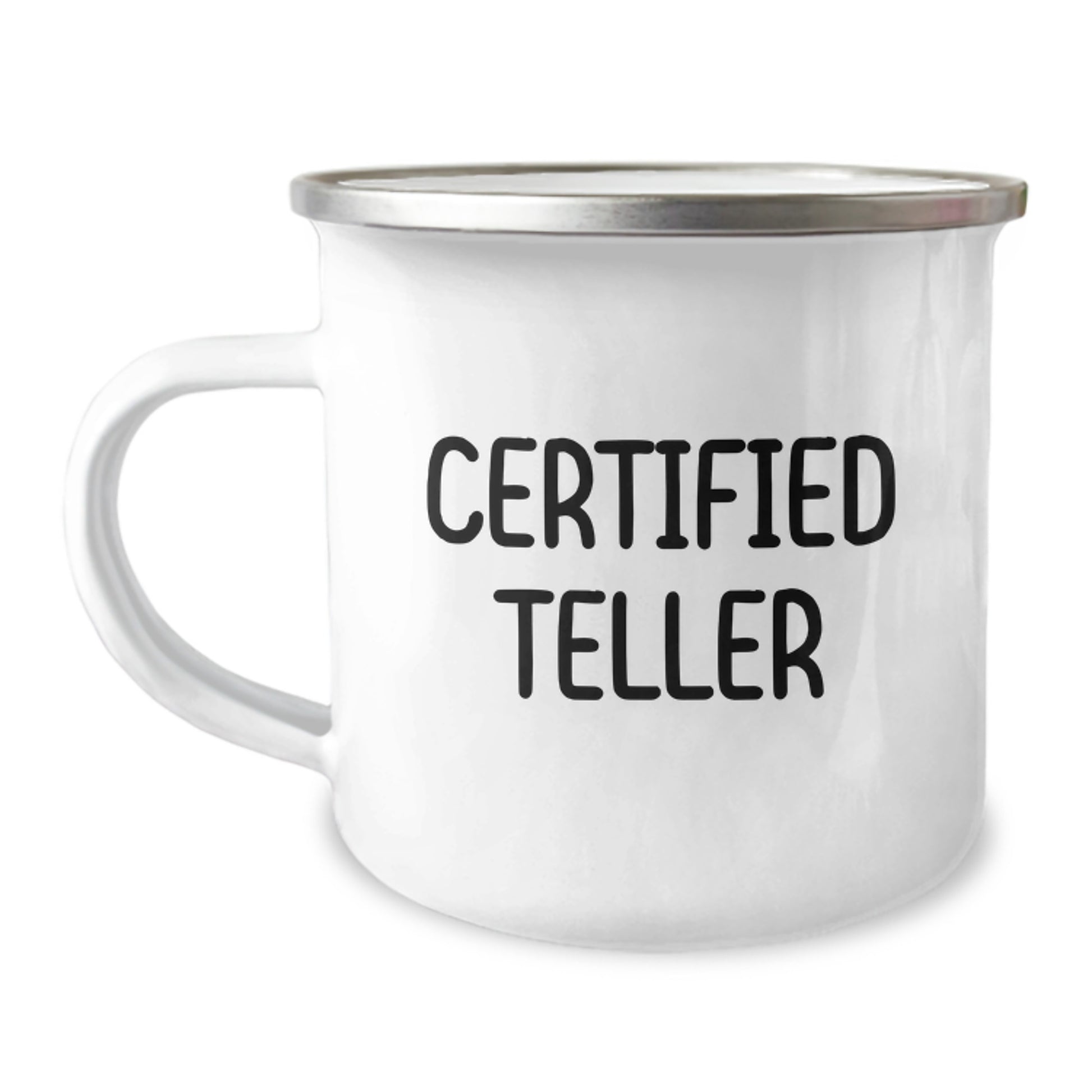 Funny Teller Gifts, Camping Mug for Graduation, 'Good Luck on Your New Adventure' Quote, Gifts from Family to Teller - Image 1
