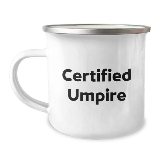 Funny Umpire Gifts from Friends for Umpire Men on Birthday Unique Occasions Camping Mug - Image 1