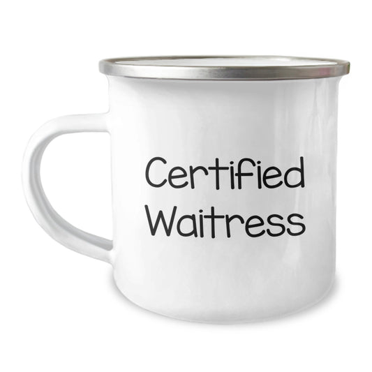 Funny Waitress Gifts, Birthday Unique Gifts, Camping Mug for Waitress - 'You're a Bar Star' Quote from Friends - Image 1
