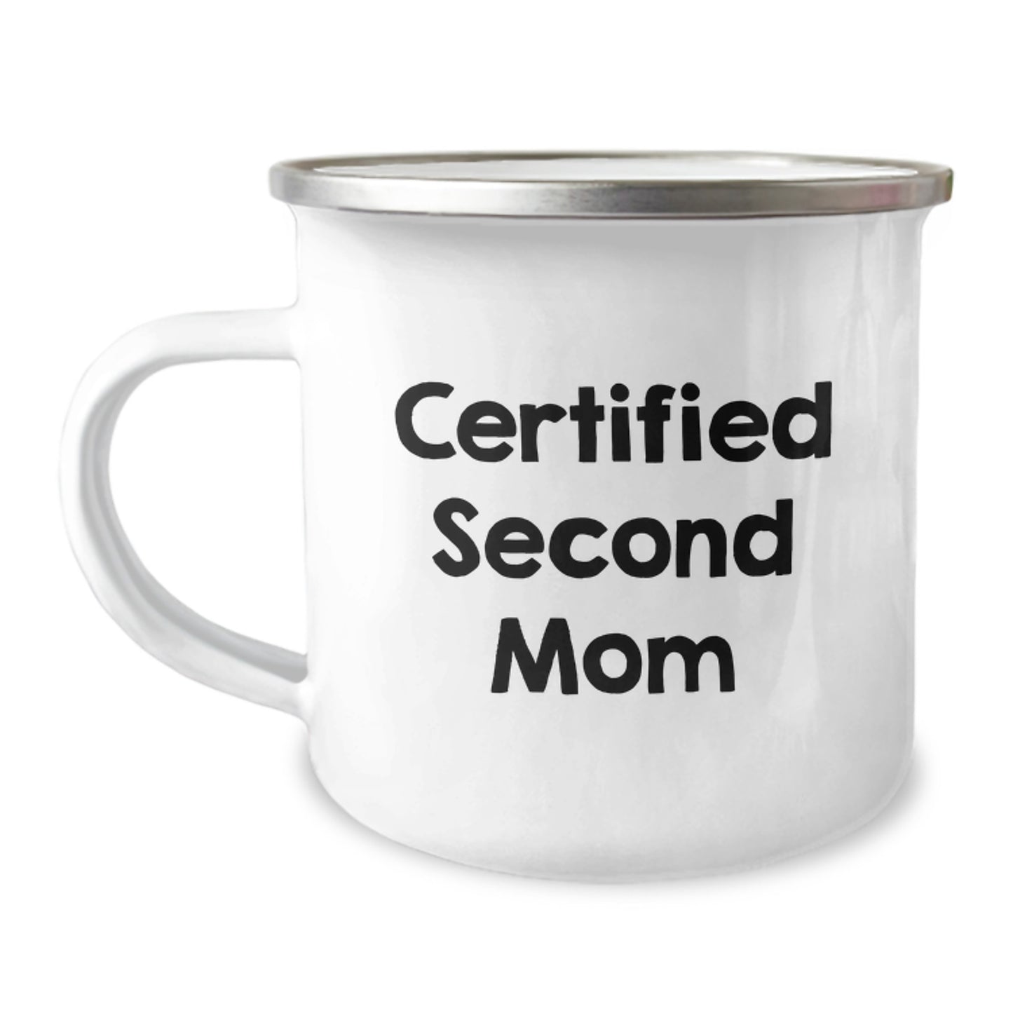 Funny Second Mom Gifts for Her from Family, Unique Valentine's Unique Gifts for Second Mom Camping Mug - Image 1