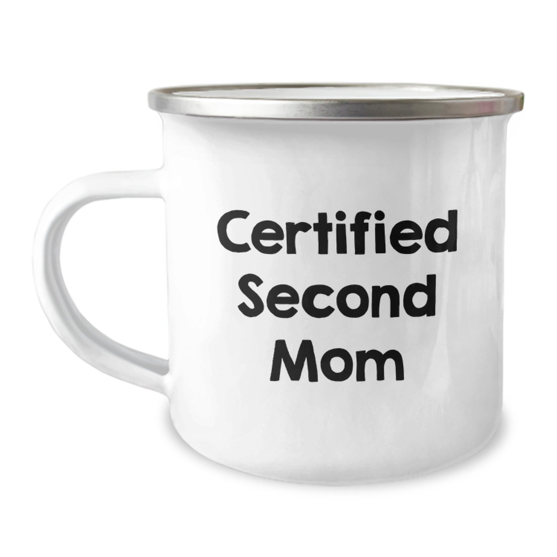Funny Second Mom Gifts for Her from Family, Unique Valentine's Unique Gifts for Second Mom Camping Mug - Image 1