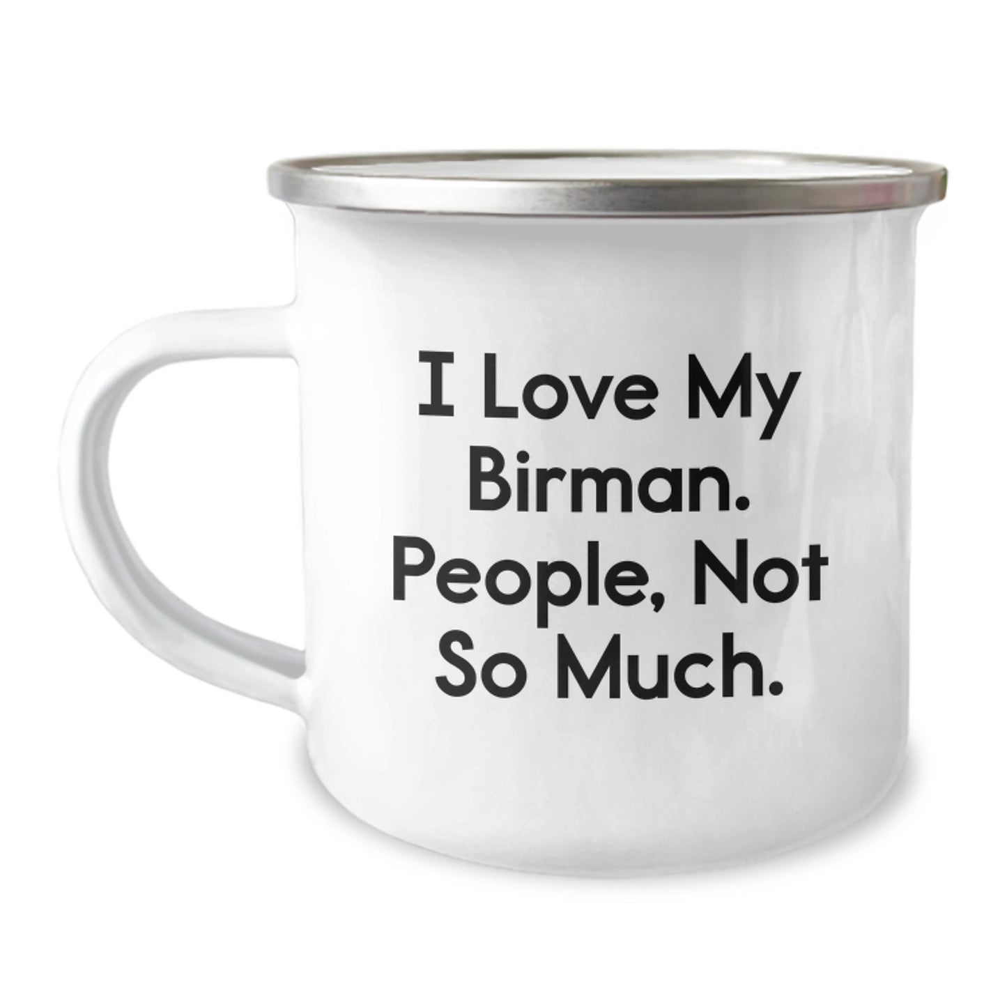 Gifts from Friends for My Birman Cat Lover - Funny Birman Cat Camping Mug, Birthday Unique Gifts for Cat Lovers - Image 1